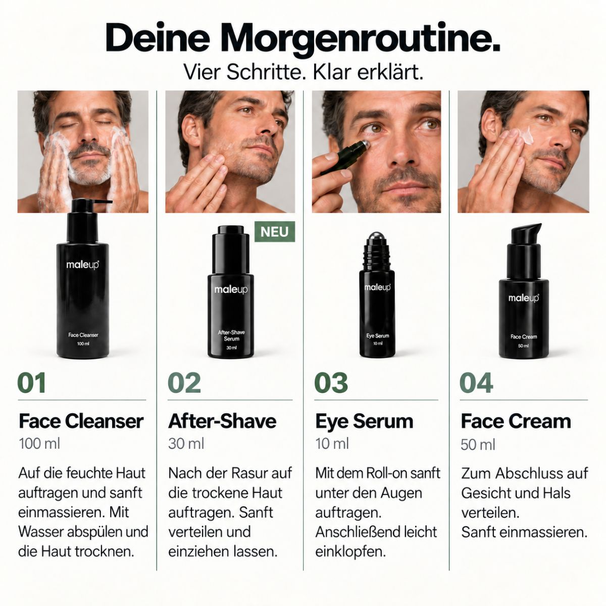 maleup Anti-Aging Morgenroutine