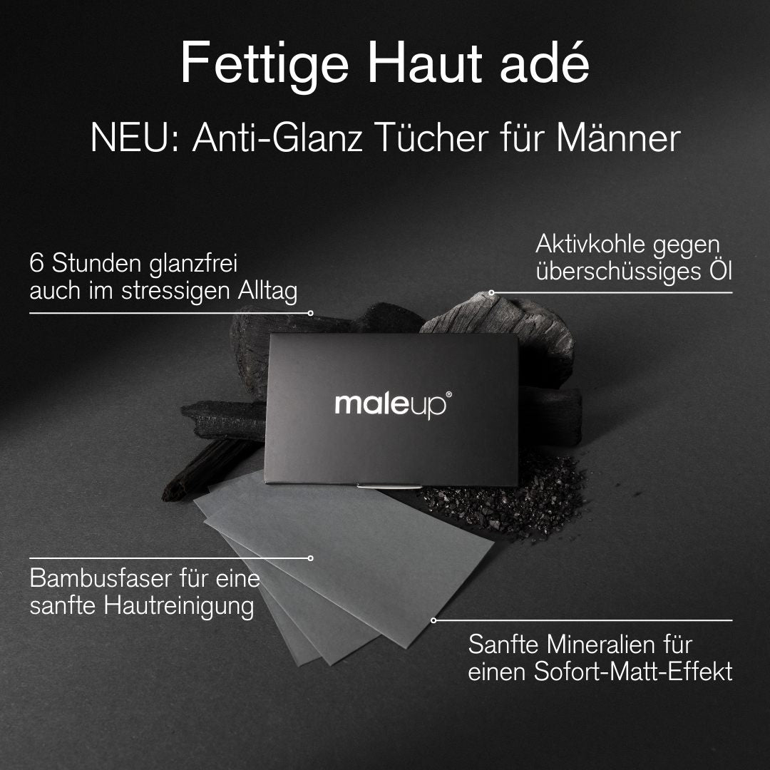 maleup Anti-Glanz Tücher