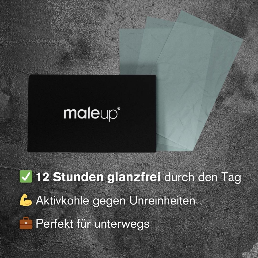 maleup® Anti-Glanz Tücher