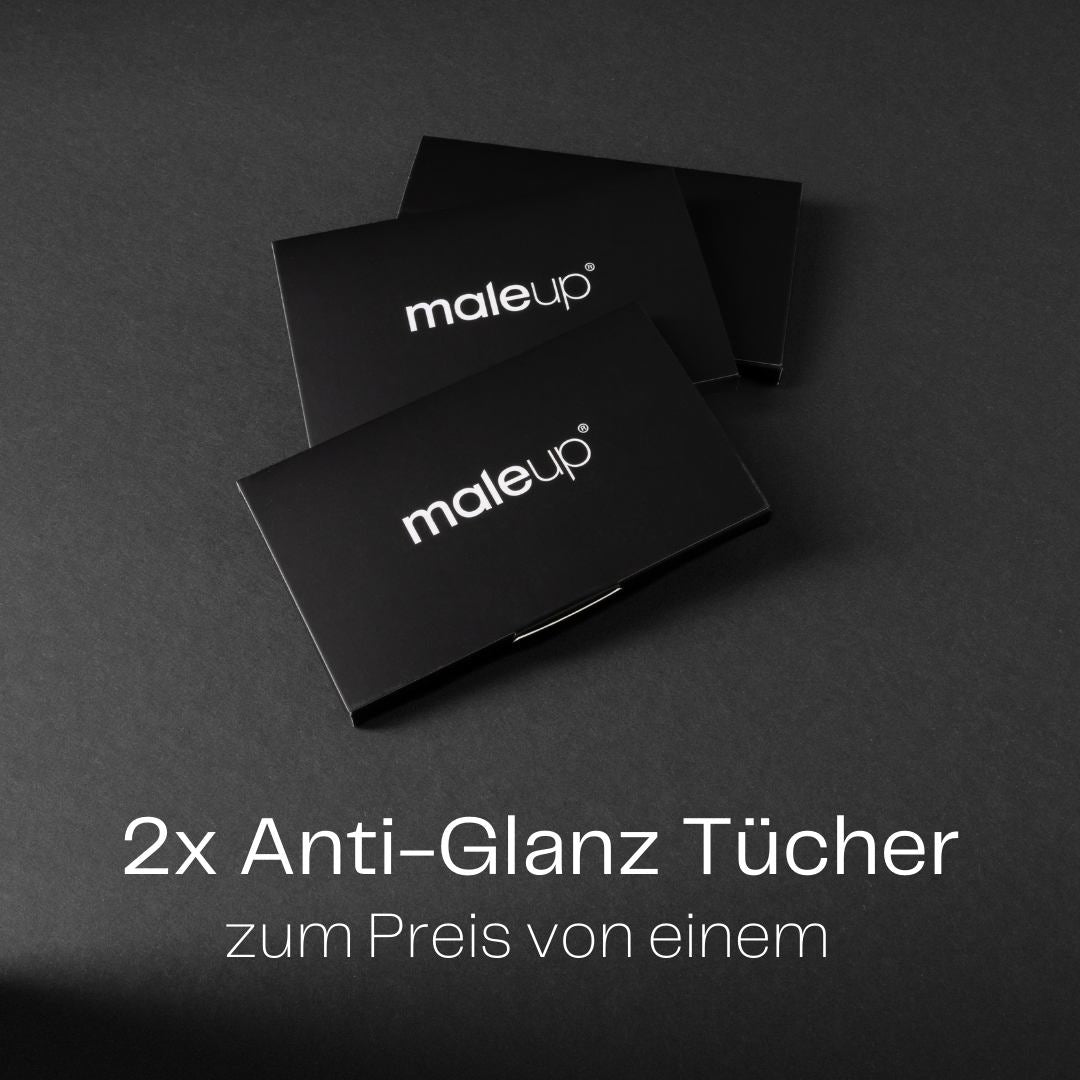 2-für-1: Anti-Glanz Tücher