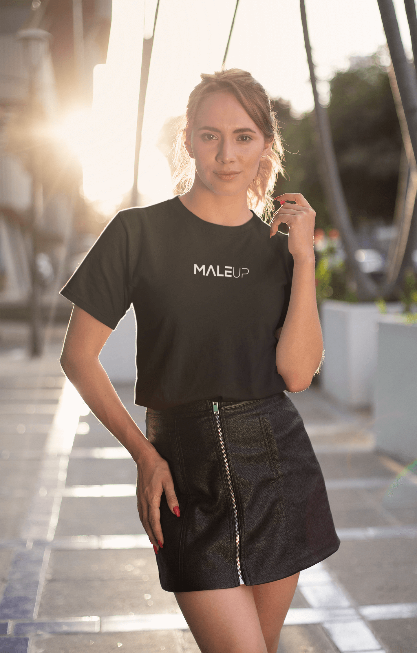 Limited MaleUp T-Shirt in schwarz